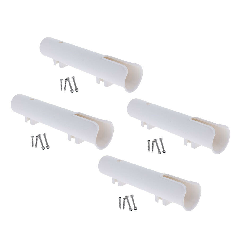 4 Marine Boats Yacht Vertical Fishing Rod Holder Support Bracket
