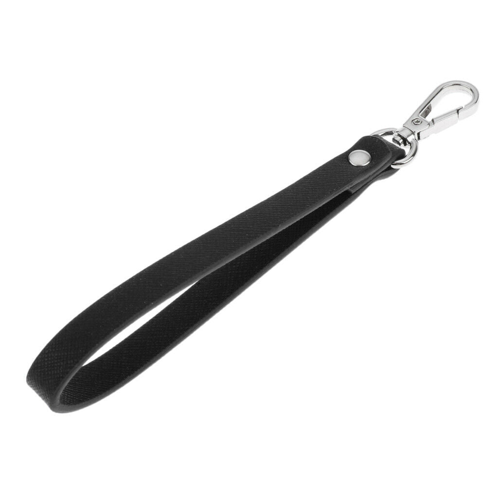 2x PU Leather Keychain Wrist Strap for Wristlet Purse Cellphone Key NEW