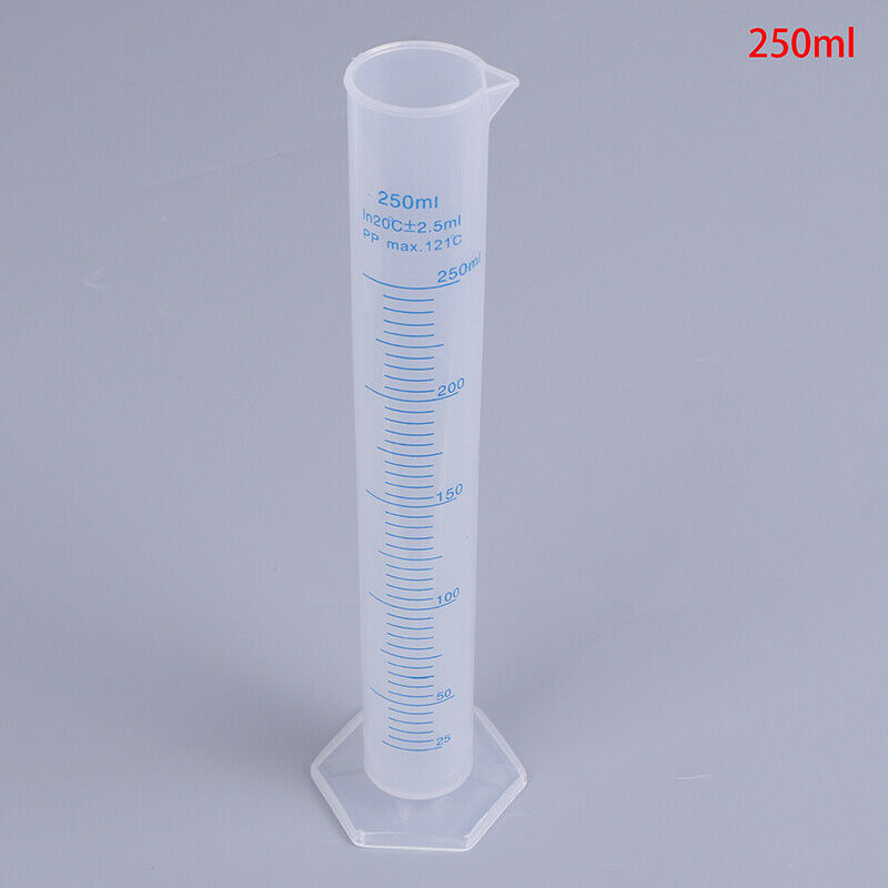 250ml measuring cylinder blue scale acid and alkali resistant measuring cylin SJ