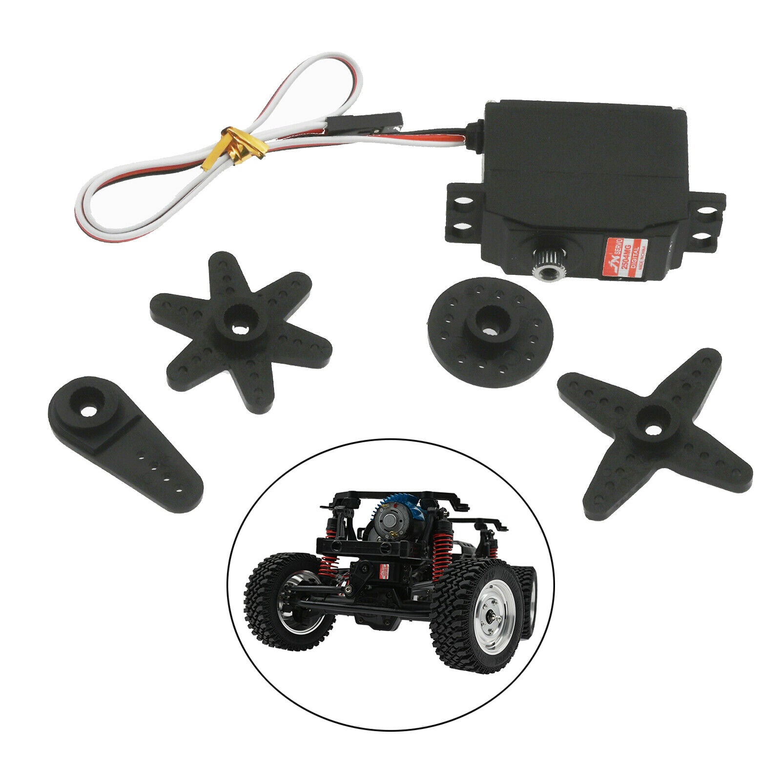 25g Metal Gear Digital Servo for 1/12 MN86K MN86S RC Crawler Upgrades Parts