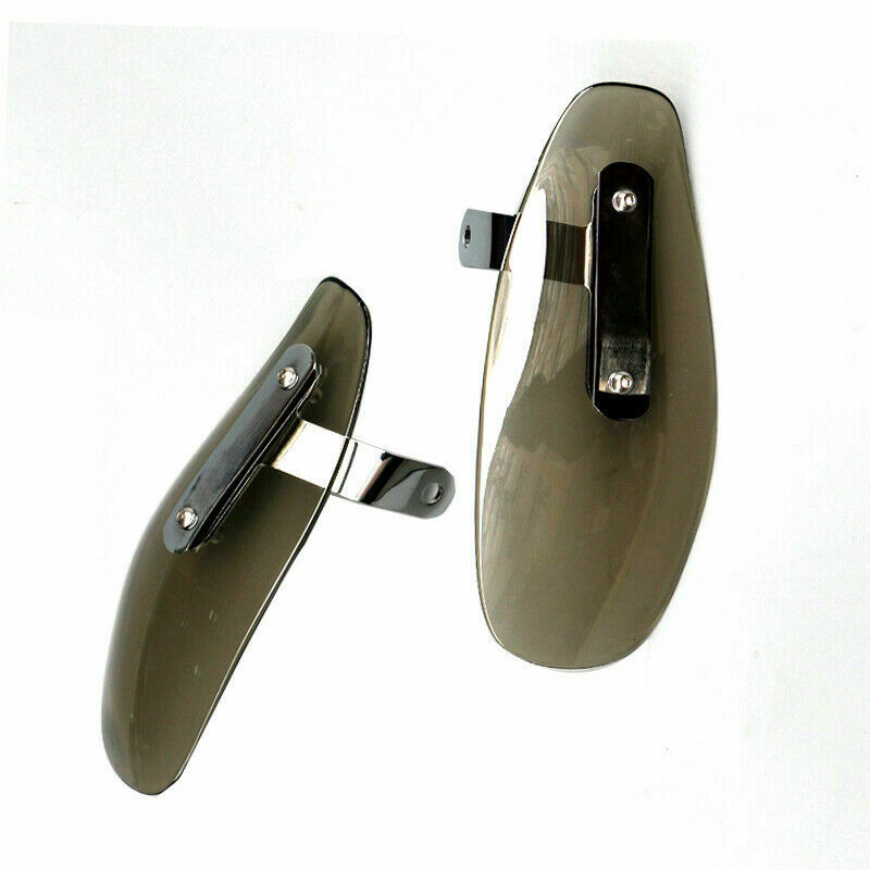 Universal Motorcycle Wind Deflector Handle Mirror Thread Hand Guard Protector 2x