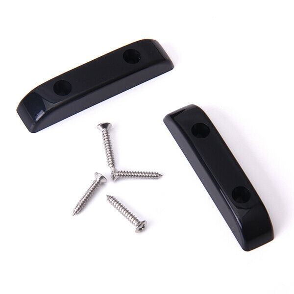 Black 3-ply Pickguard for +2pcs Thumb Rest Tug Bar Finger Pull