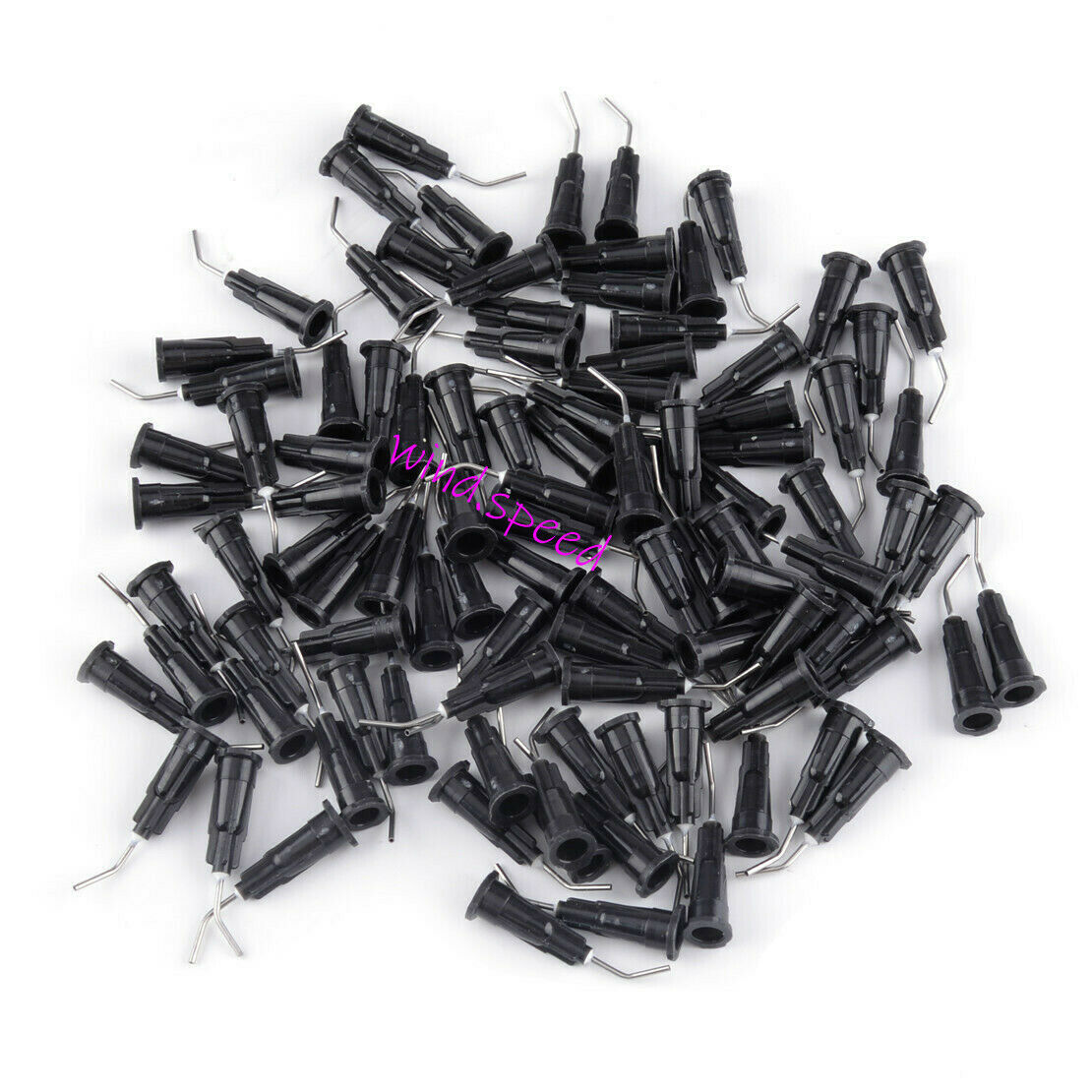 1000pcs Dental Pre Bent Needle Tips Fit for Flowable Composit 20 Ga 0.88mm Tip