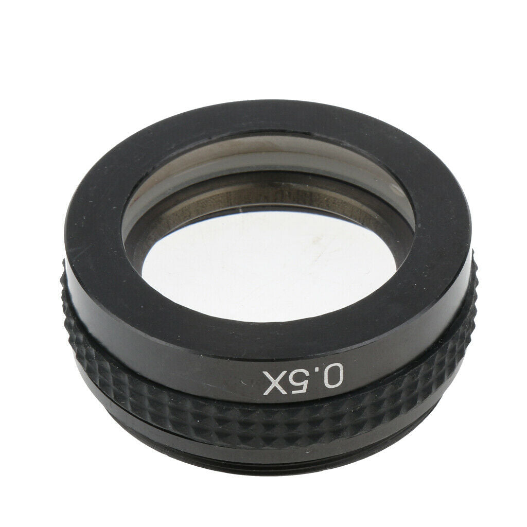 0.5X Barlow AUX Objective Lens for Video Microscope w/ 42mm Mounting Thread