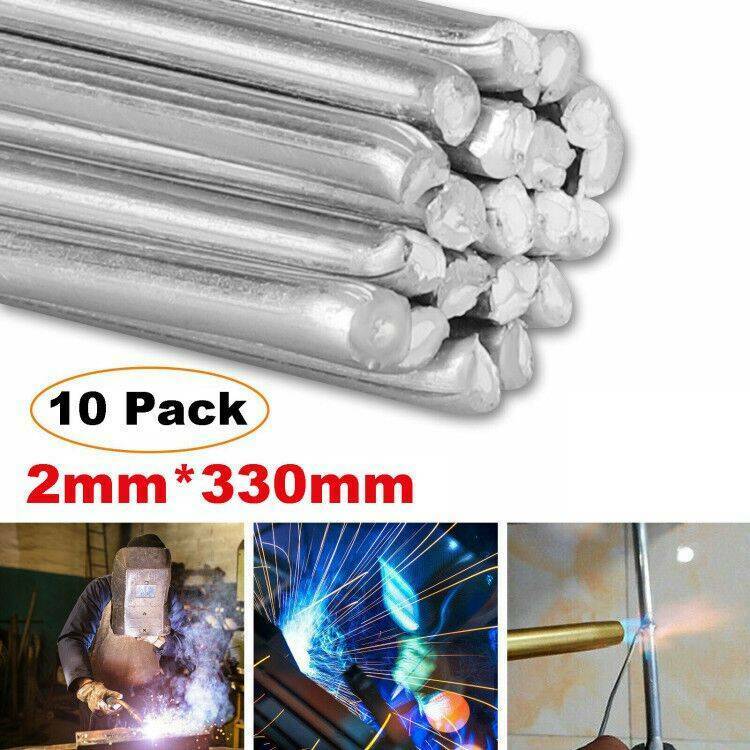 Easy Melt Welding Rods Low Temperature Aluminum Wire Brazing 10pcs 2.0mm*330mm