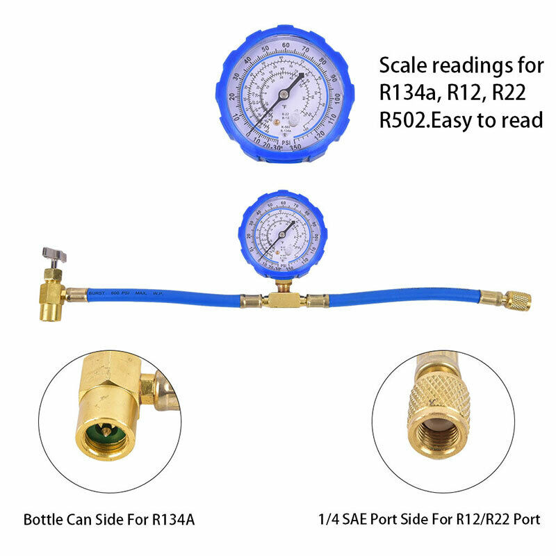 2 Pack BPV31 Bullet Piercing Tap Valve Kits U-Charging HoseB Tt