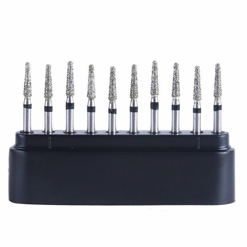 30 X Dental Handpiece Diamond Burs FG Drill TF-21S Super Coarse Flat Head Cone