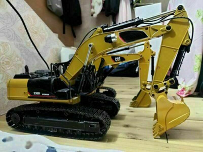 All Metal 580 Simulation Bucket 336D For HuiNa 580 Excavator RC Car Accessory