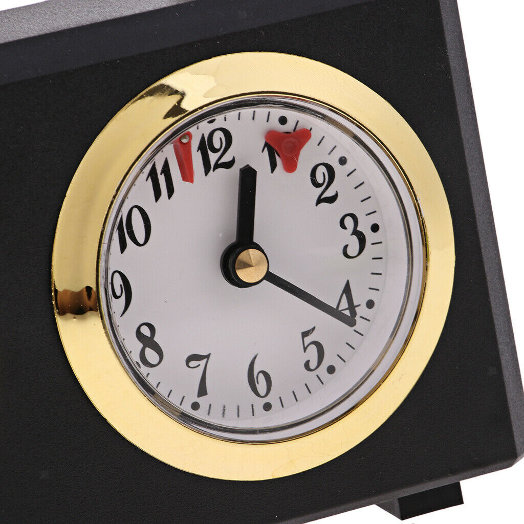 Table Black Casing Competition Game Chess Clock Mechanical Analog Wind-up