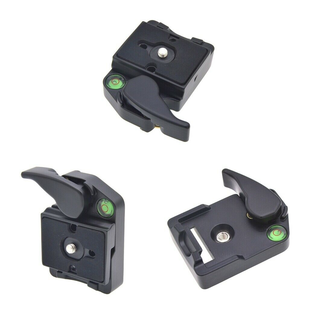 3 Pieces 323 RC2 Quick Release Plate & Clamp Adapter for Manfrotto 200PL-14