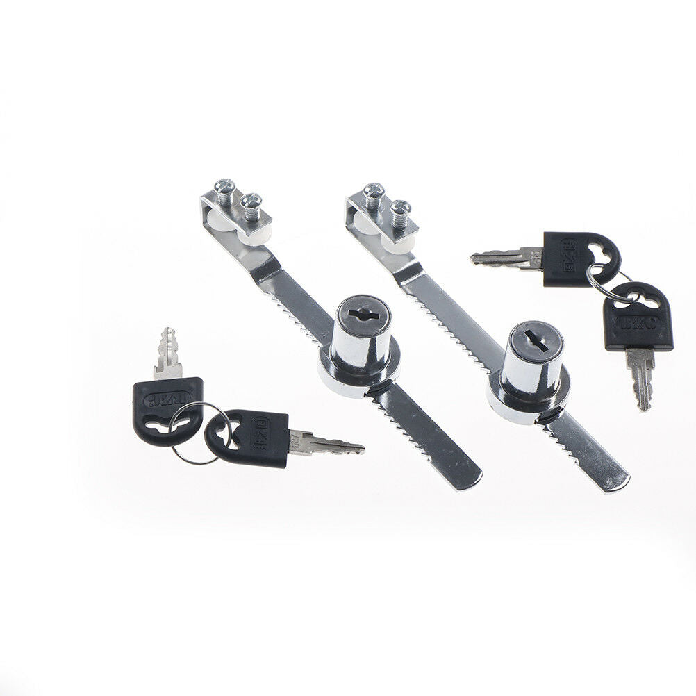 Practical Cabinet Glass Door Lock+Keys For Reptile Showcase Display Cas.l8