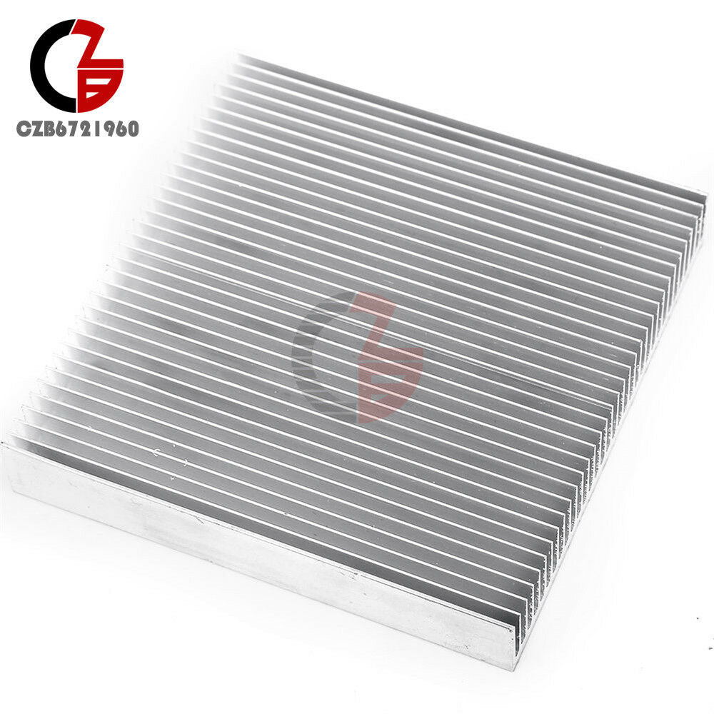 Aluminum Heat Sink Cooling For LED Power IC Transistor DC Converter 90x90x15mm