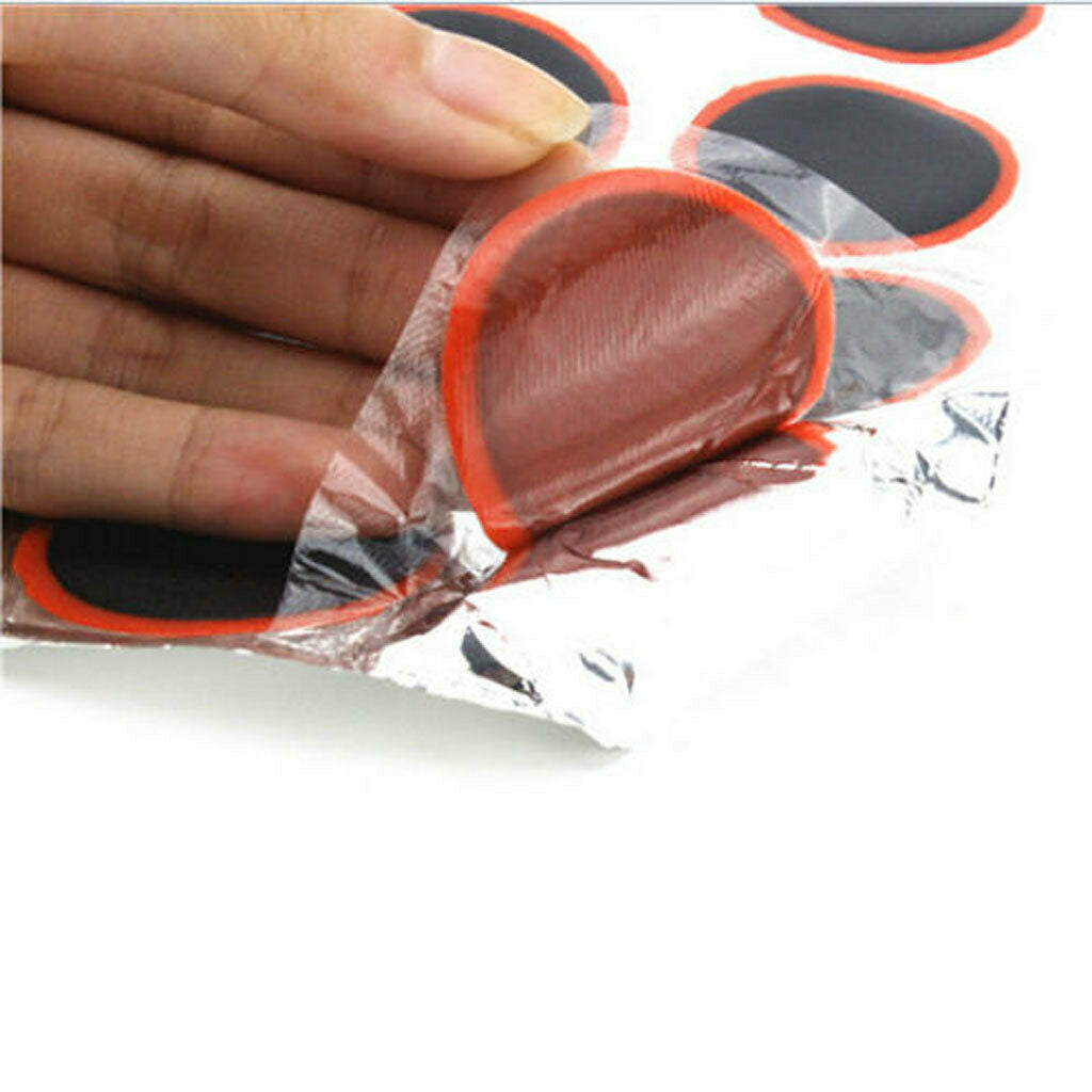 MagiDeal 48pcs Round Rubber Bike Patche TireInner Motorcycle Repair Tool Kit
