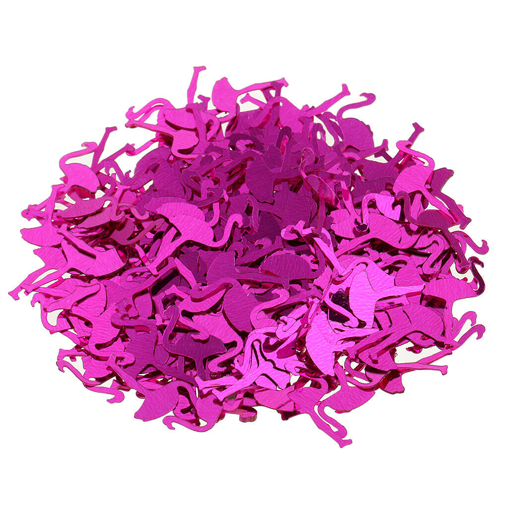 25 Piece Flamingo Straws Table Scatter Confetti Wedding Birthday Party Decor