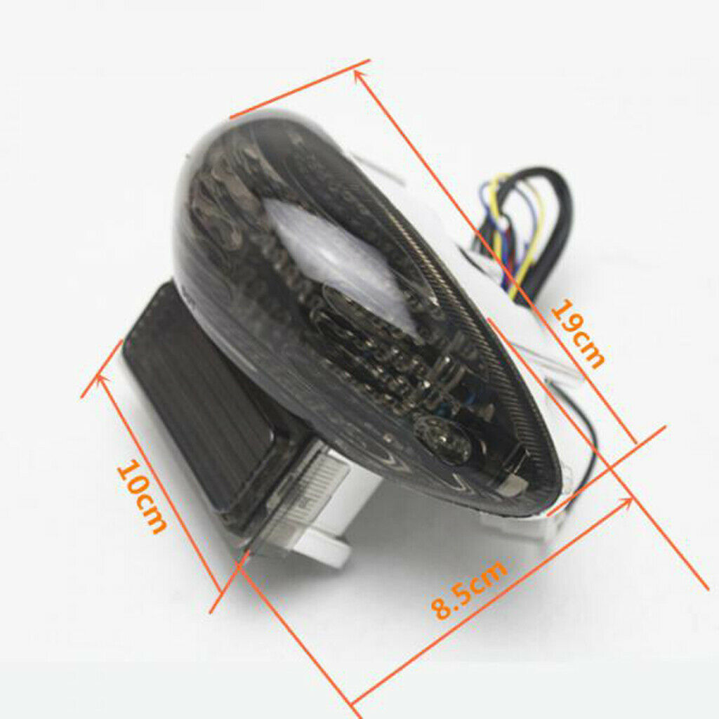 12V Rear Light Motorcycle LED Smoked Glass For Suzuki Gsx 1300R Hayabusa