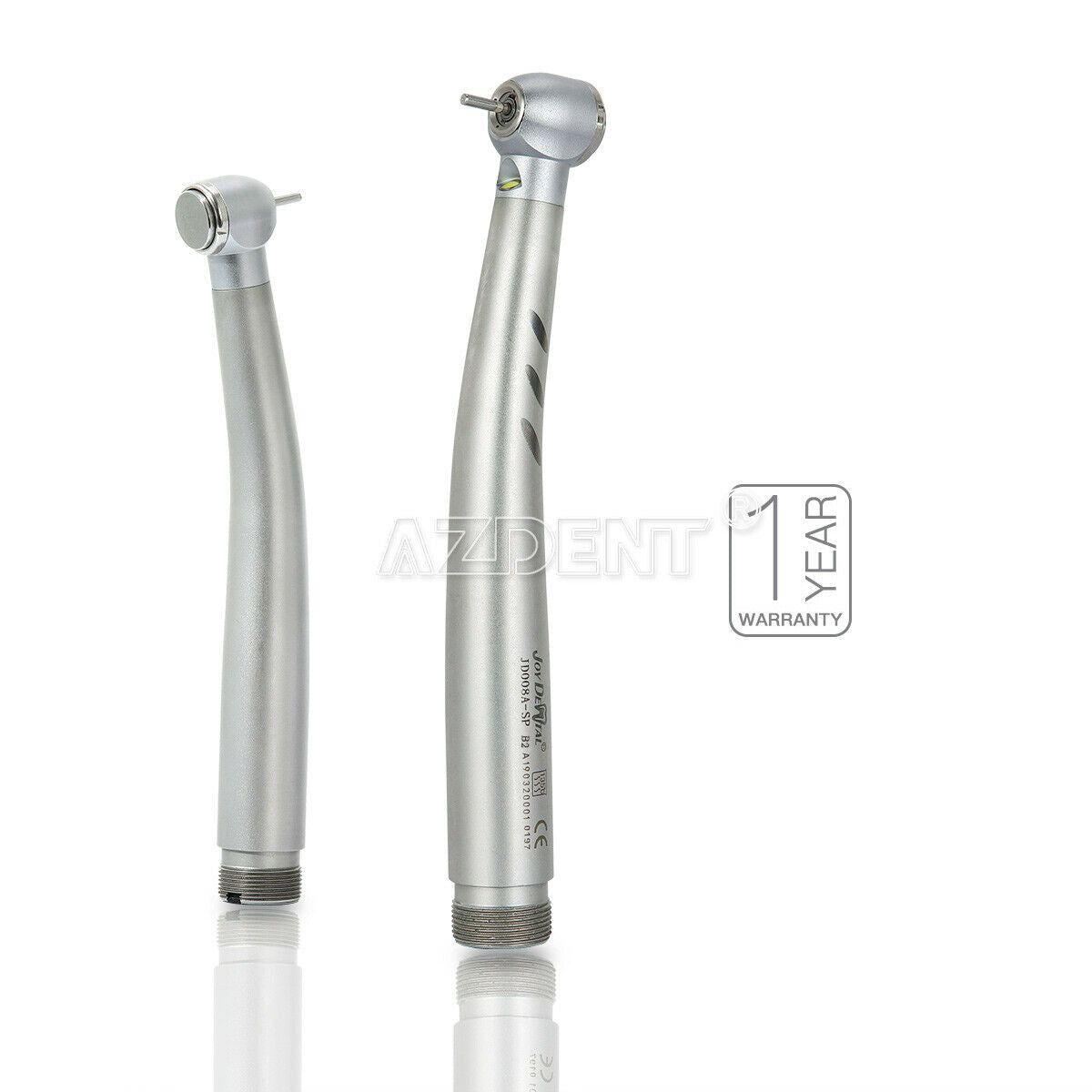 Dental E-generator LED High Speed Handpiece Push Ceramic Bearing 4 Spray 2 Holes