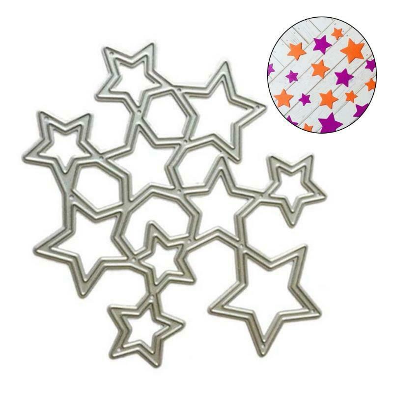 Stars Metal Cutting Dies DIY Scrapbooking Paper Stamping cards craft Decor