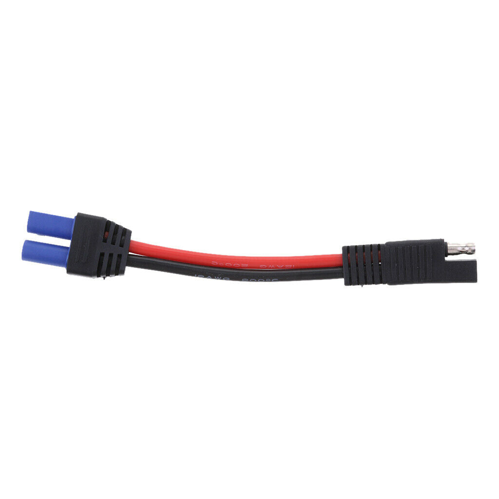 New SAE Plug to EC5 Female Solar Battery Power Adapter Chargers Cable