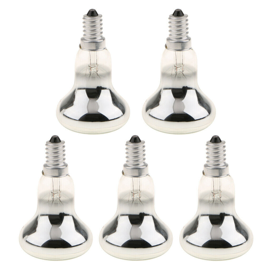 5pcs R50 Reflector Tungsten Filament Spotlight Bulb  Lamp SES E14 60W