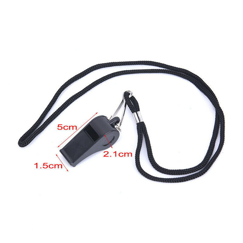 2Pcs Whistle Sports Referee Training Whistle Outdoor Survival With LanyaF.l8