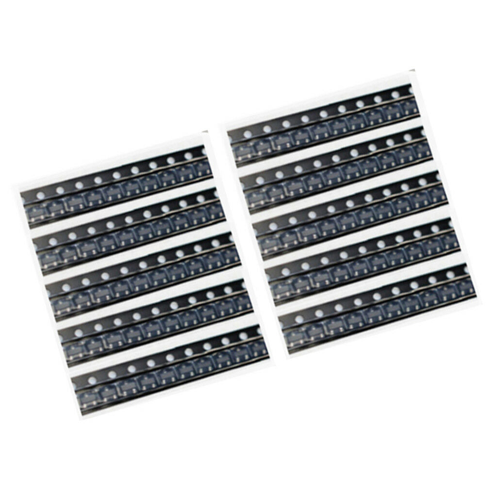 100 x bc848b SMD Transistor NPN 45v 0,5a 250mw Code 1kp SOT-23