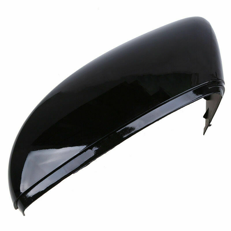 Left Wing Door Side Rearview Mirror Cover Cap Black Fit For VW Beetle 2012-2018