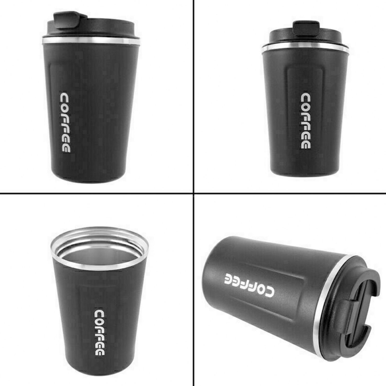 Stainless Steel Insulated Coffee Cup Mug Flask Vacuum Leakproof Travel Thermal