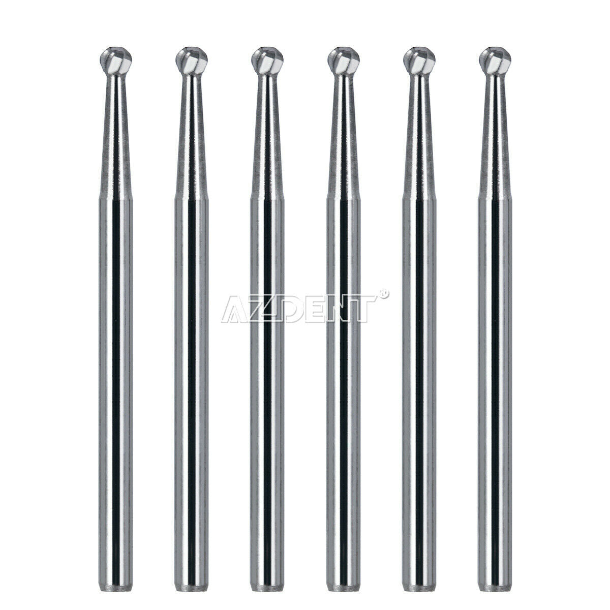 10 Kits Dental Surgical Tungsten Carbide Bur Round Shape 25mm FGXL 4# High Speed