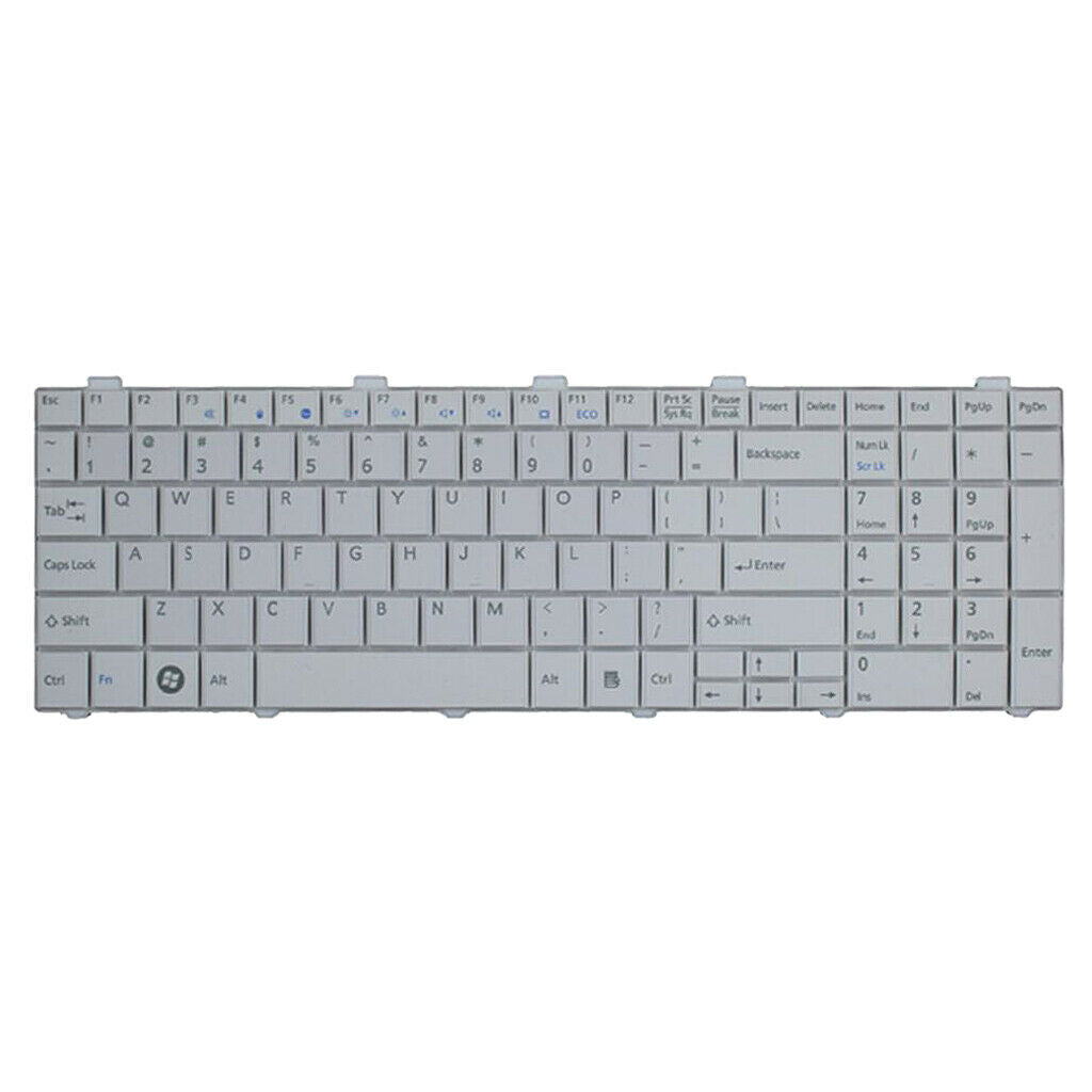 1 Packs White English Keyboard Replacement For Fujitsu Lifebook AH531 Laptop