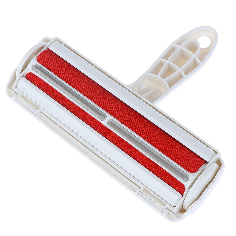 Self-cleaning Pet hair remover Handheld Tool 2-Way Roller Dog Cat Removing Gy
