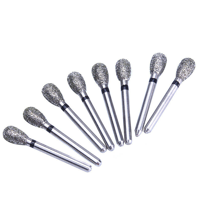 50Kits AZDENT Dental Diamond Burs EX-26S Special Shape for High Speed Handpiece