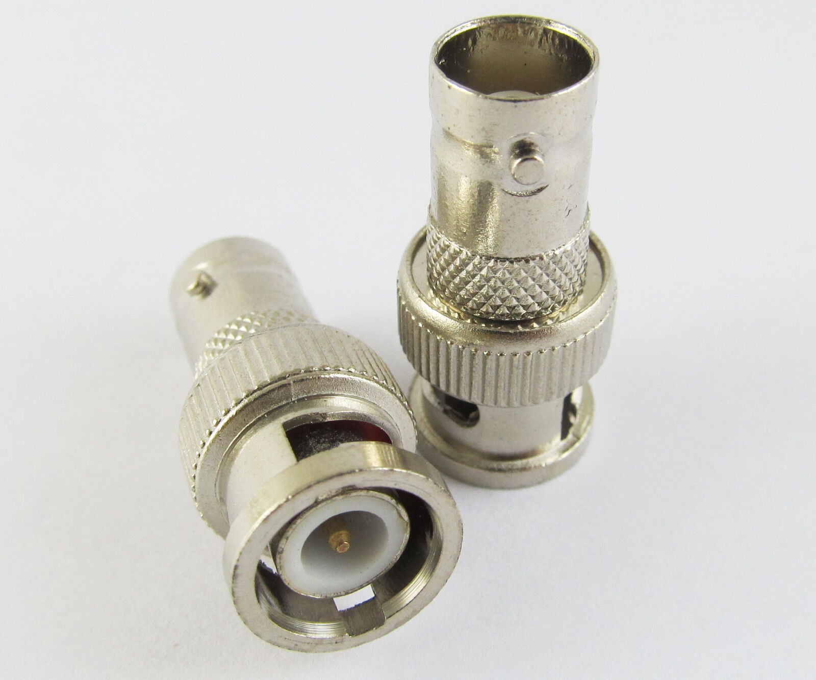 1pc BNC male To BNC female connectors Nickel Adapter