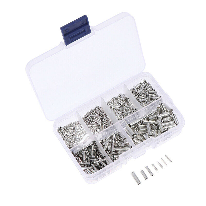 600Pcs 0.5-6.0mm2 Bootlace Ferrules Cord End Electrical Cable Crimp Terminal LS