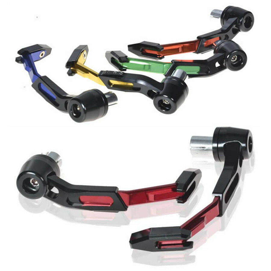 1 Pair CNC Aluminum 22mm Motorcycle Handlebar Protector Brake Clutch Lever Guard