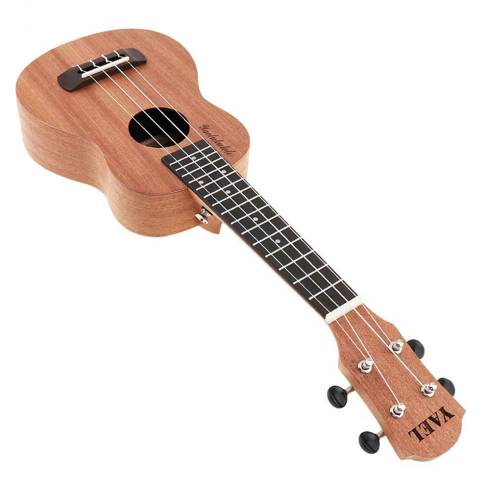 21'' Soprano Ukulele Sapele Wood 15Fret 4 Strings Hawaii Guitar String Instrume