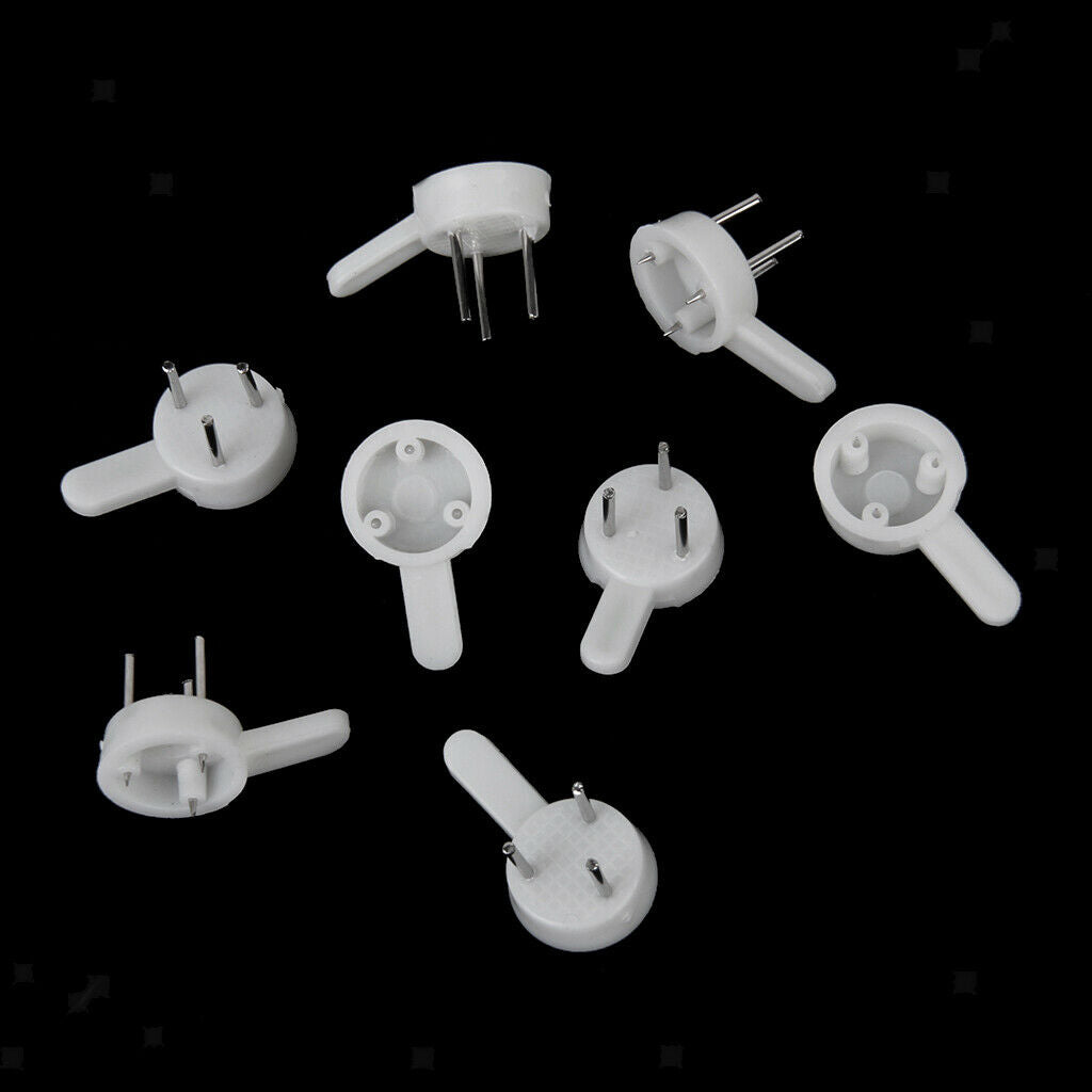 40pcs Plastic Hard Picture Frame Wall Hooks Photos Mirror Hanging Hangers
