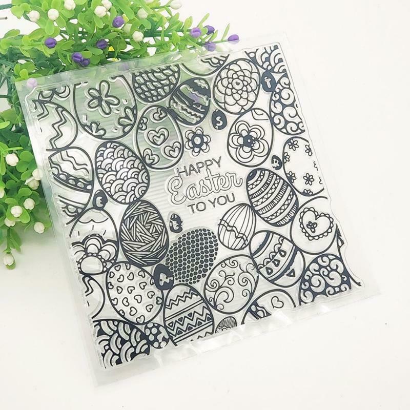 Happy Easter to You Silicone Clear Seal Stamp DIY Scrapbooking Embossing Photo