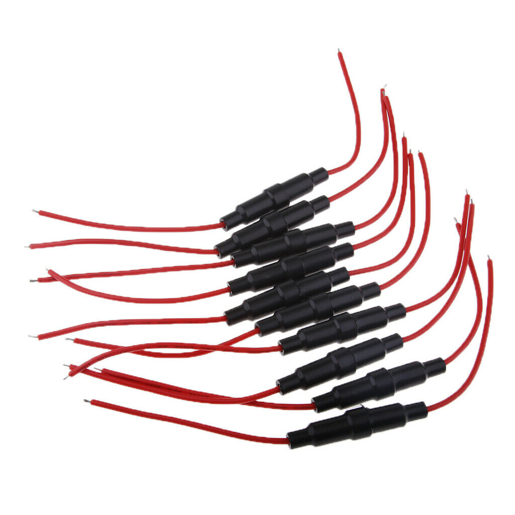 Assorted Glass Fuses 6x30mm Quick Blow Fast Acting Fuse & 16 AWG Cable AGC