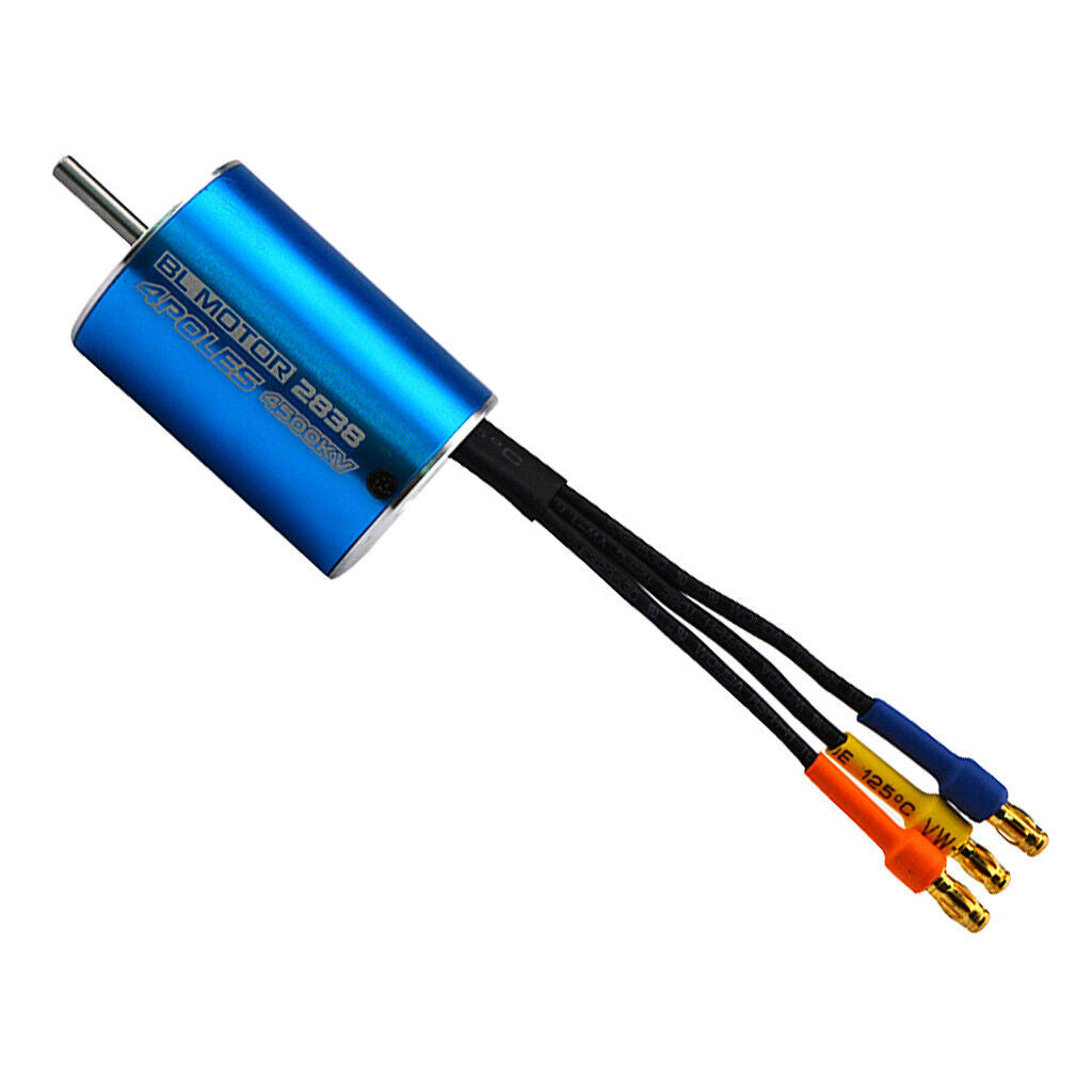 Brushless   Sensorless   Motor   2838   4500KV   w /  4   Poles   for   Remote