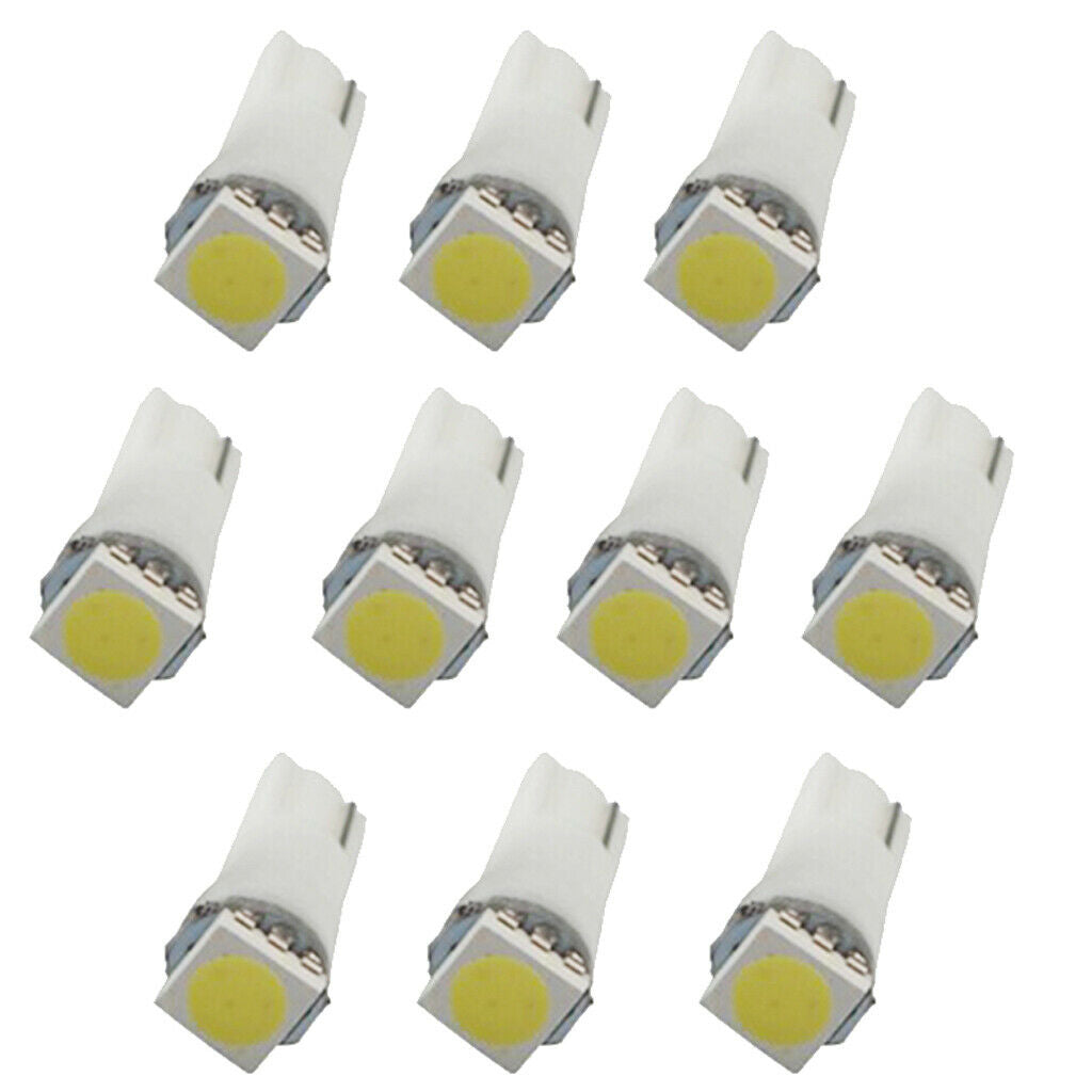 10x T5 5050 Car Interior Lighting Map Dome Lights