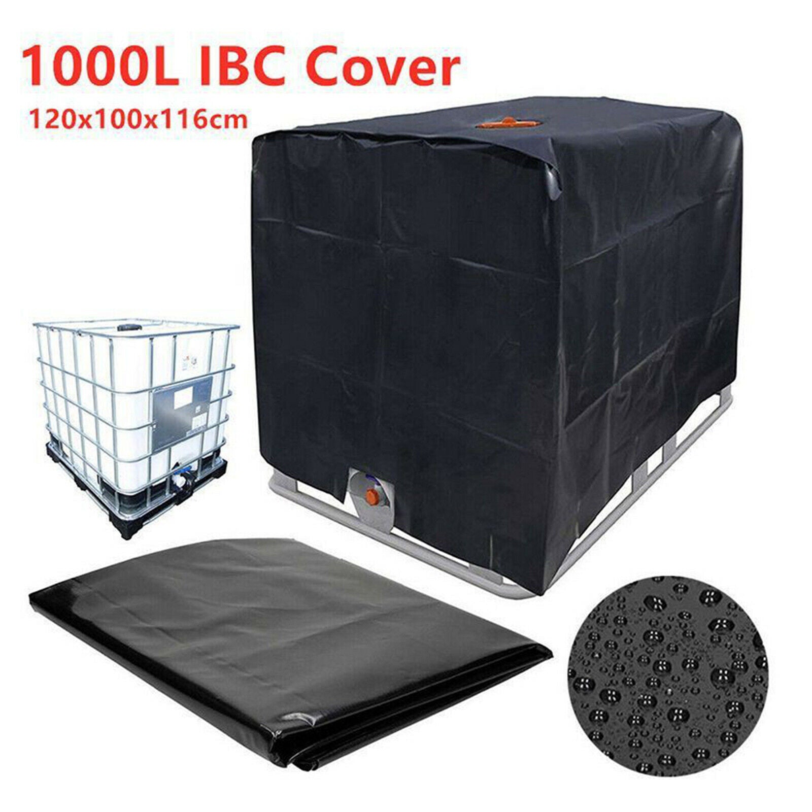 1000L Cover Sun Protective Hood Waterproof for Water Tank IBC Container
