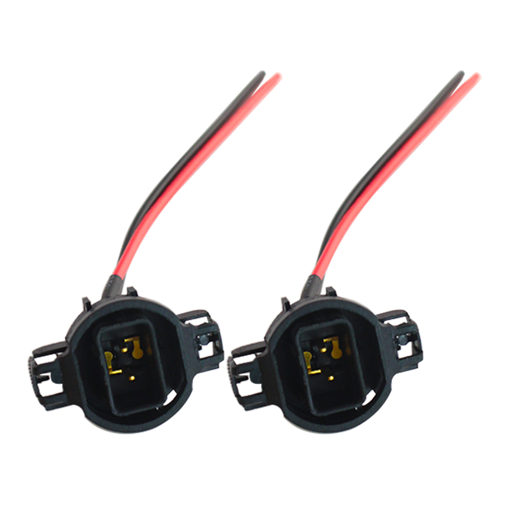 1Pair HID Xenon Socket Wire Extender connectors H16/5202/2504/5200/5201/9009