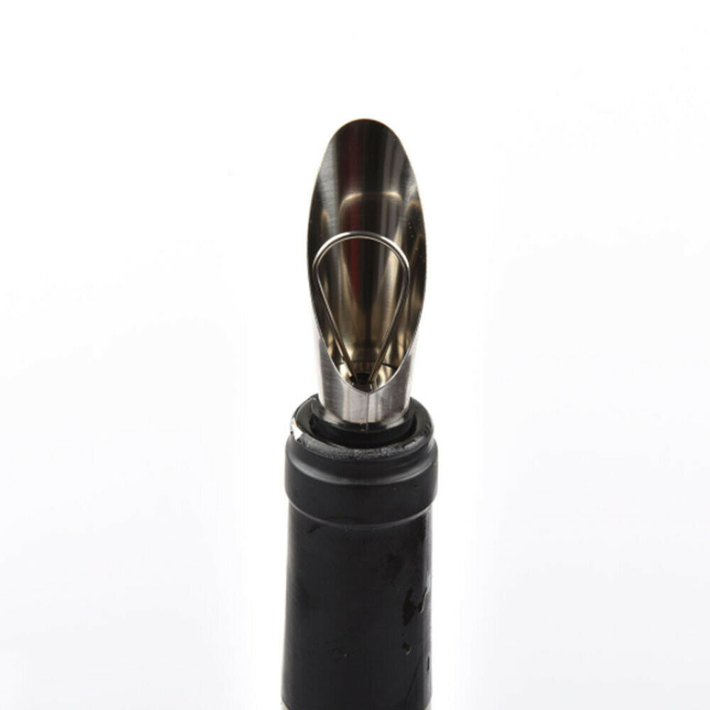 3pcs Wine Stopper Pouring Device Dual Wine Bottle Stopper Guide Liquor Pourers