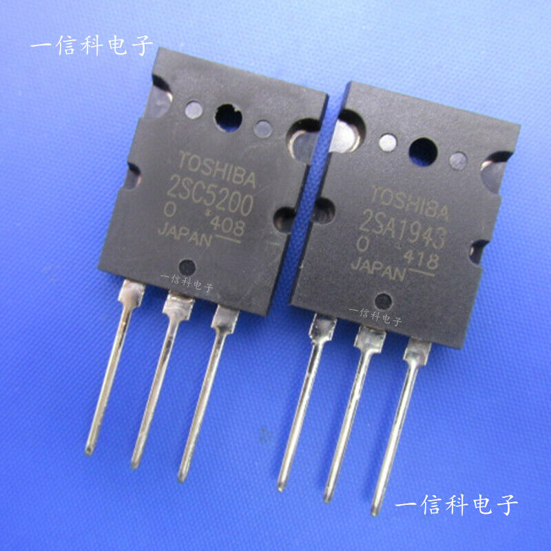 10Pair(20pcs) of 2SA1943& 2SC5200 PNP Power Transistor NEW