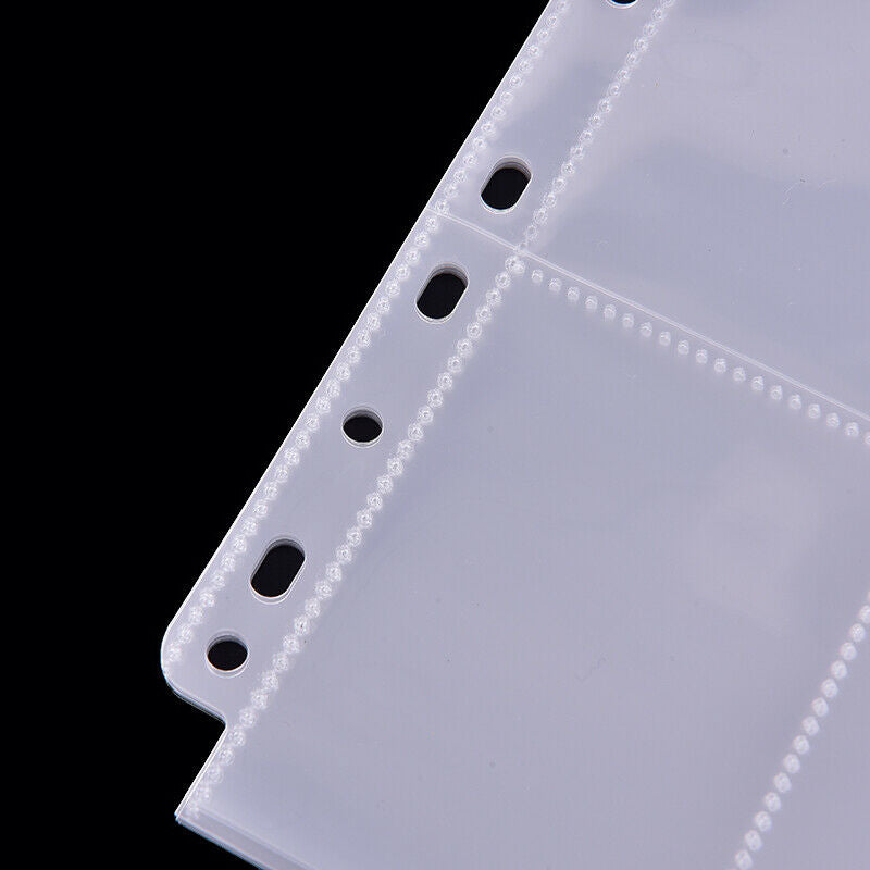 10 Sheets/90 Cards Replaceable Board Game Cards Holder PP Game Cards Page-H Tt