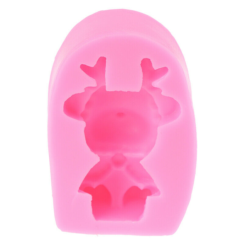 DIY Fondant Silicone Mold Cute Bear Chocolate Mold Fondant Cake Decoration MBDA