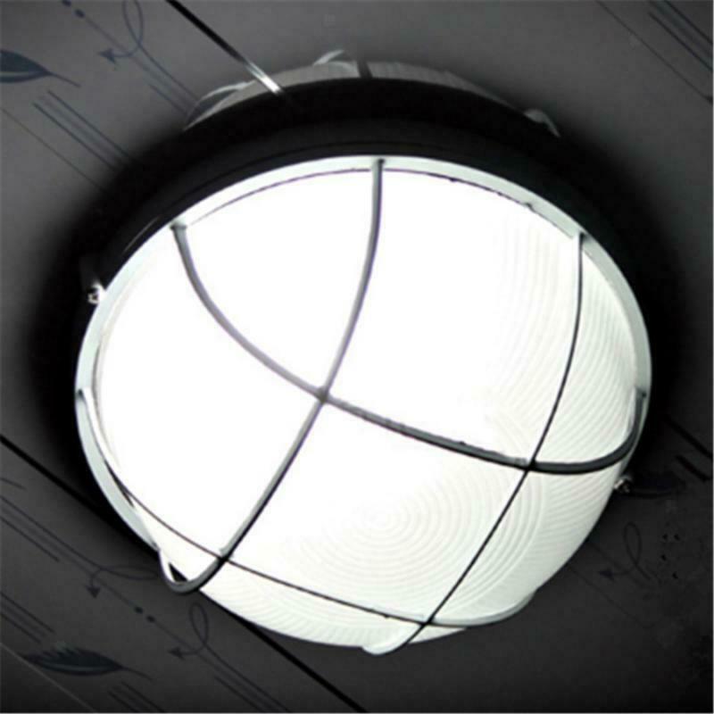 White Alloy Sauna Room Lights Cover Lampshade Guard Sauna Lampshade Round