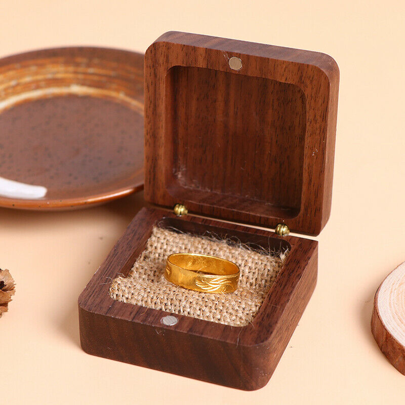 Wood Jewelry Boxes Ring Bearer Box Box Pill.l8