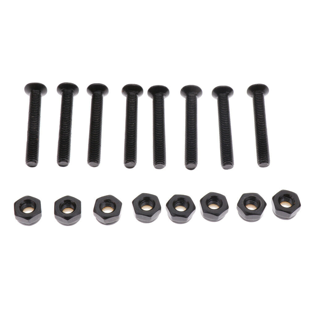 10X  Skateboard Shock Riser Pads Longboard Hardware Screw Set  6mm Pad+35mm Nail