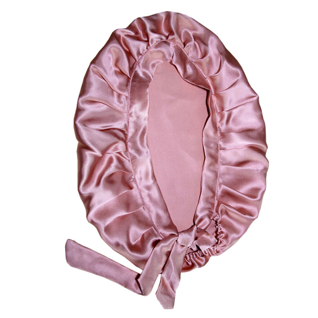 2pcs Women's Silk Night Caps Beanie Accessory Unisex Garment